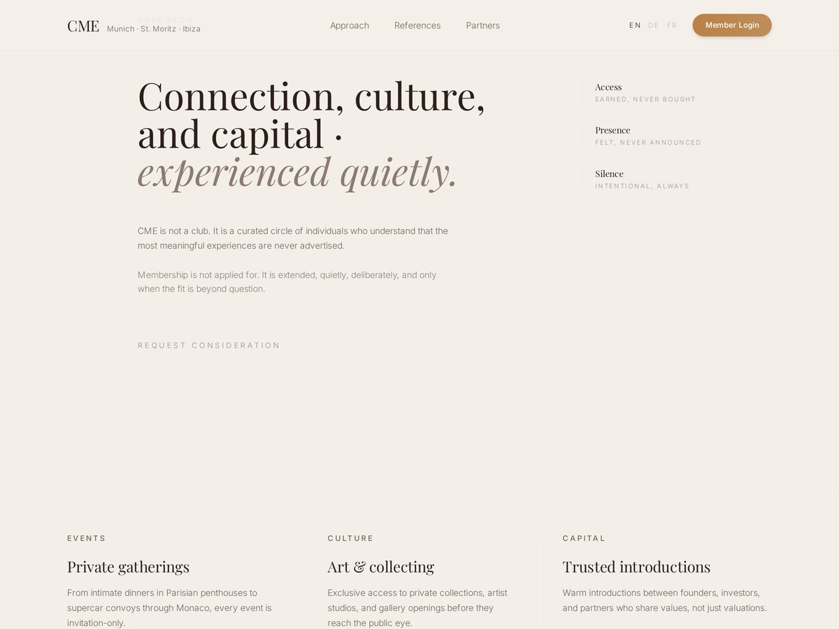 CME Capital design detail 1