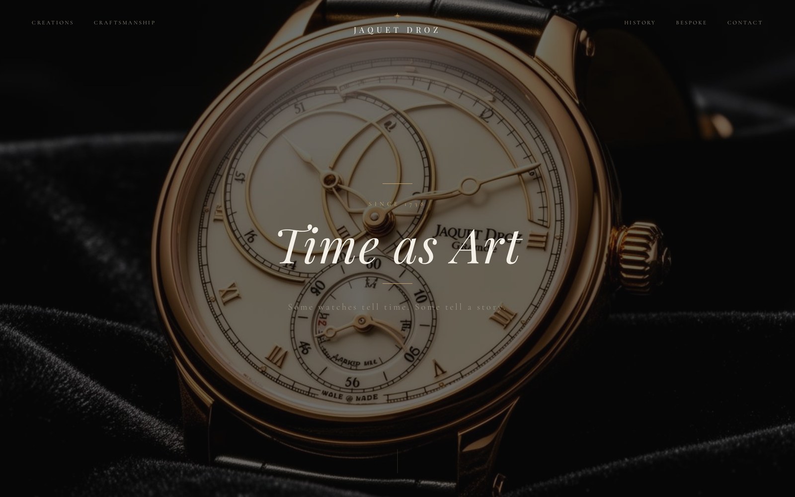 Jaquet Droz website